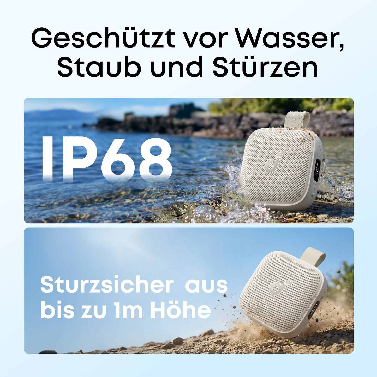 soundcore Boom Go 3i | Tragbarer Bluetooth-Lautsprecher mit kraftvollem Bass