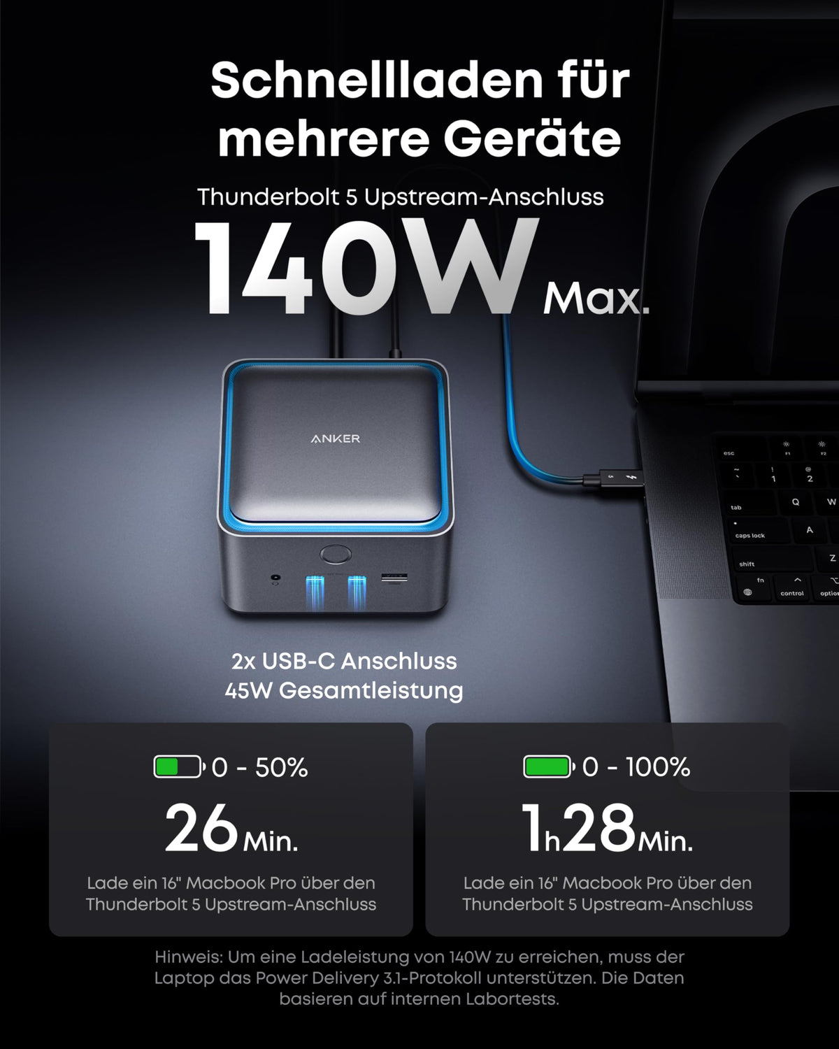 Anker Prime Docking Station (14-in-1, 8K, Thunderbolt 5)