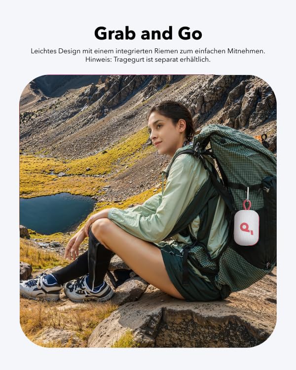 Soundcore Select 4 Go Bluetooth Lautsprecher von Anker, portabler Mini-Lautsprecher Dusche, 20h Spielzeit, IP67 Wasser- und staubfest, schwimmfähig, kraftvoller Sound, für drinnen, draußen &amp; Wandern