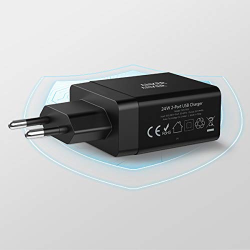 Refurbished Anker 24W 2-Port USB Wandladegerät