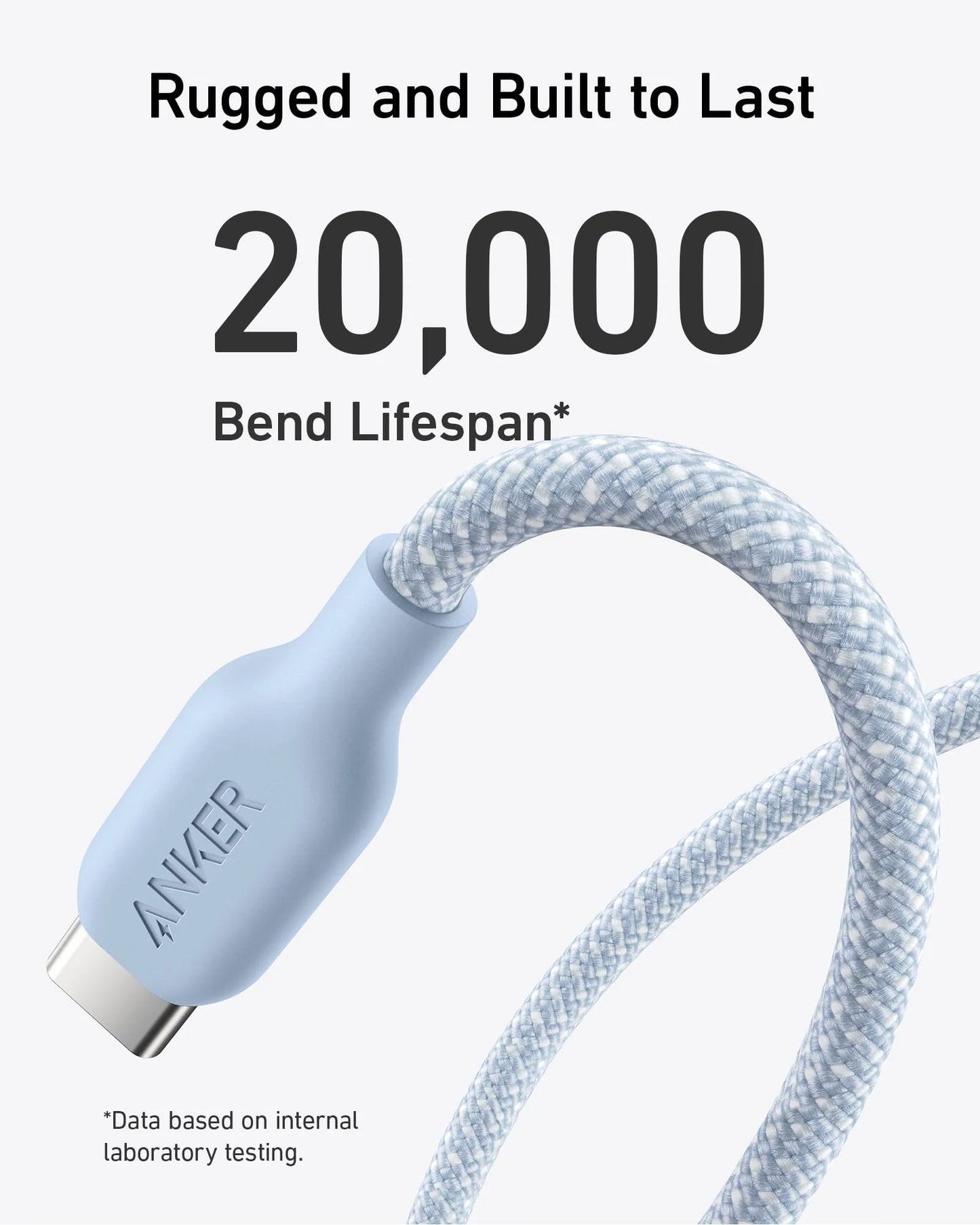 Anker <b>543</b> USB-C auf USB-C Kabel (Bio-Nylon)