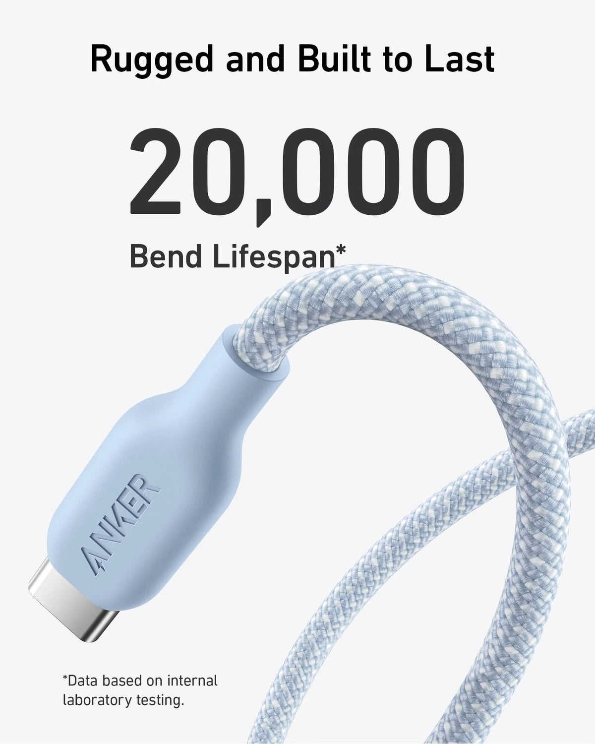 Anker &lt;b&gt;543&lt;/b&gt; USB-C auf USB-C Kabel (Bio-Nylon)
