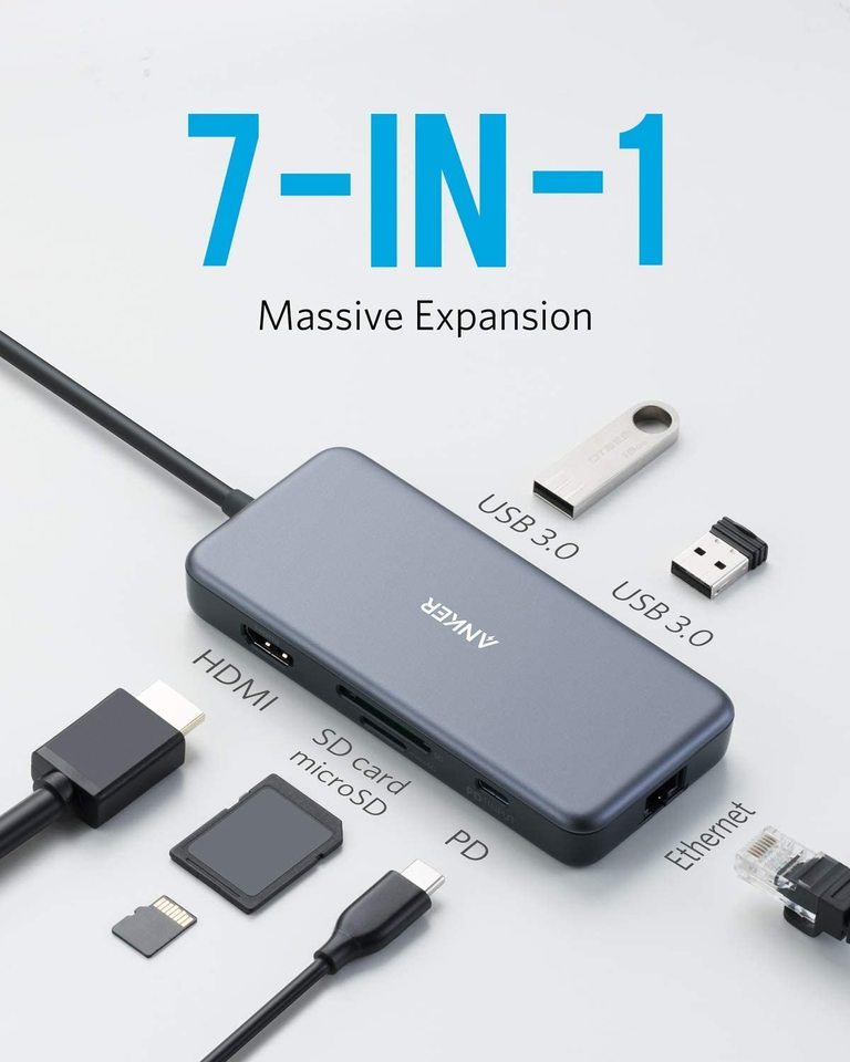 PowerExpand+ 7-in-1 USB-C PD Ethernet Hub